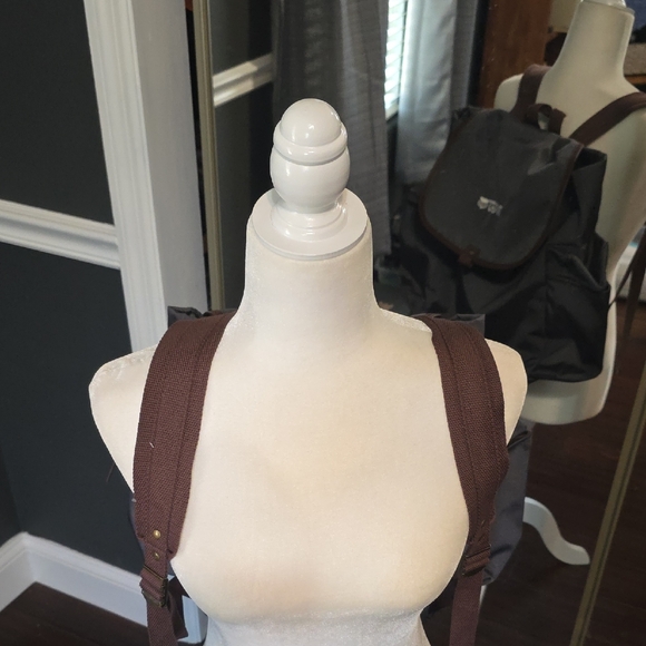 WGU Gray and Brown Men's Backpack A12 Never Used - Picture 8 of 8